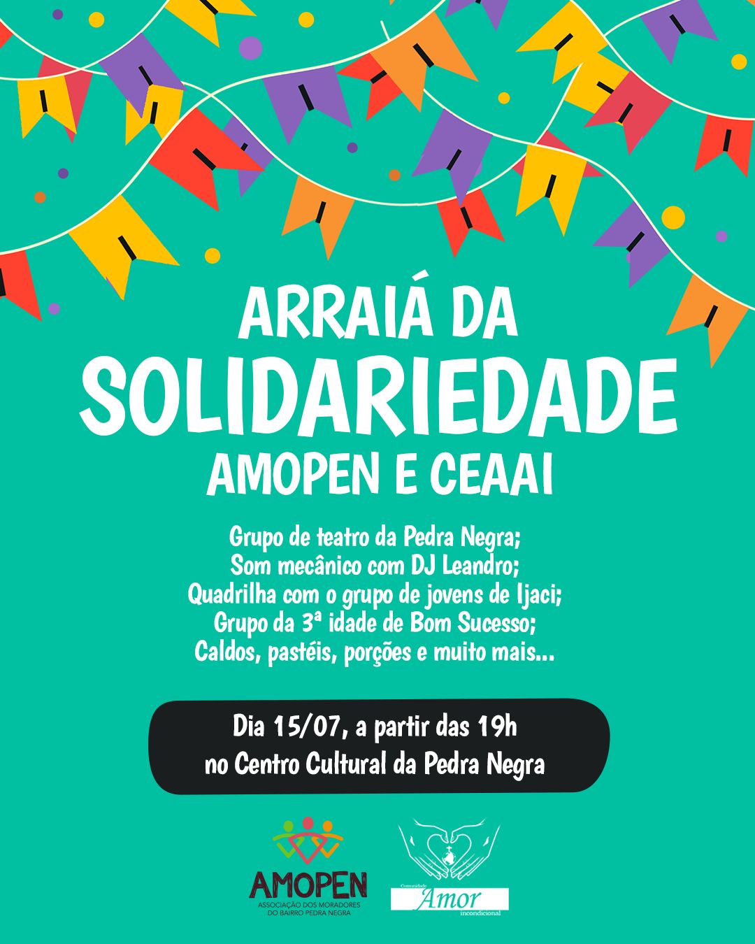 Arraiá da Solidariedade AMOPEM e CEAAI